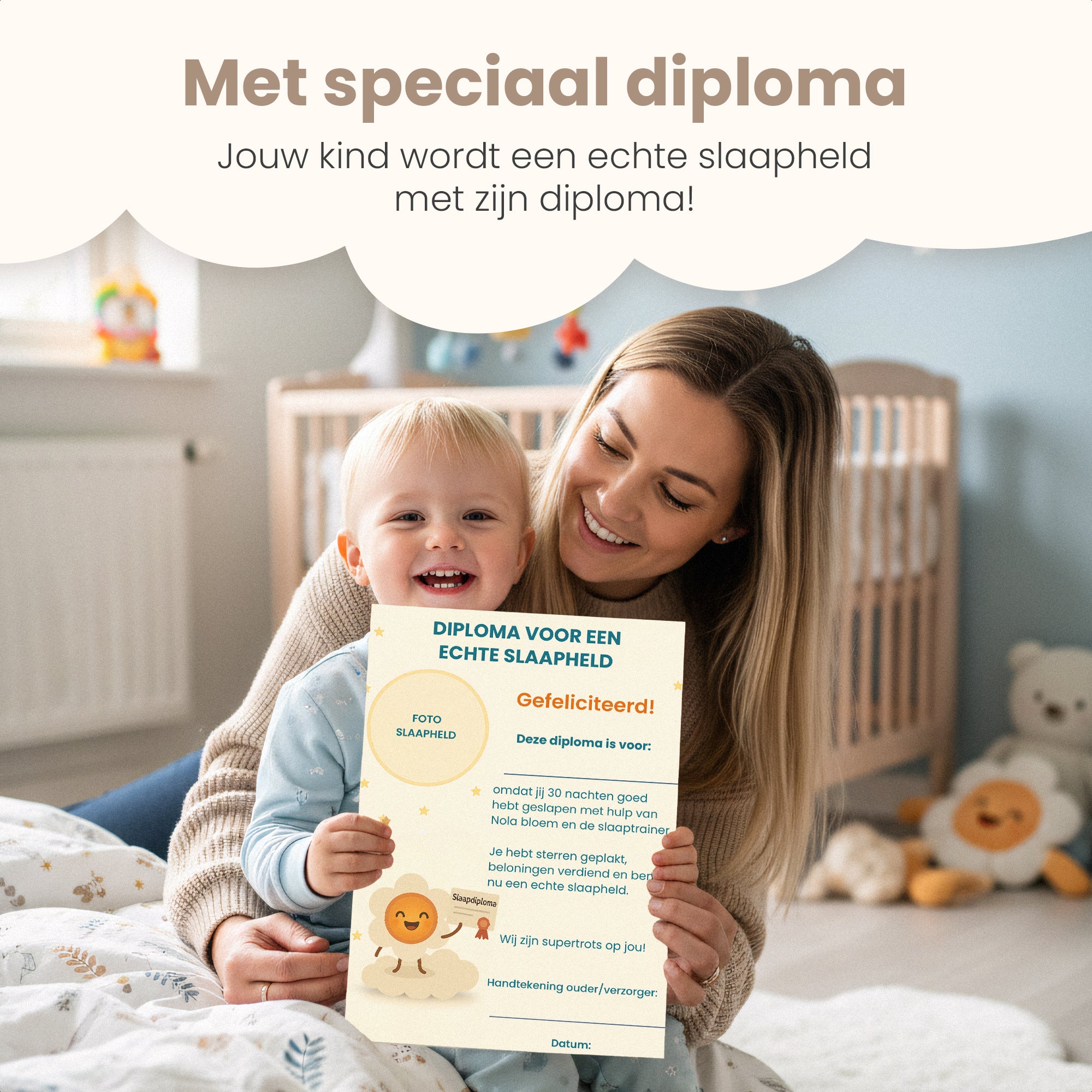 Nola’s Slaaptrainer – Compleet Pakket met Knuffel & Beloningssysteem