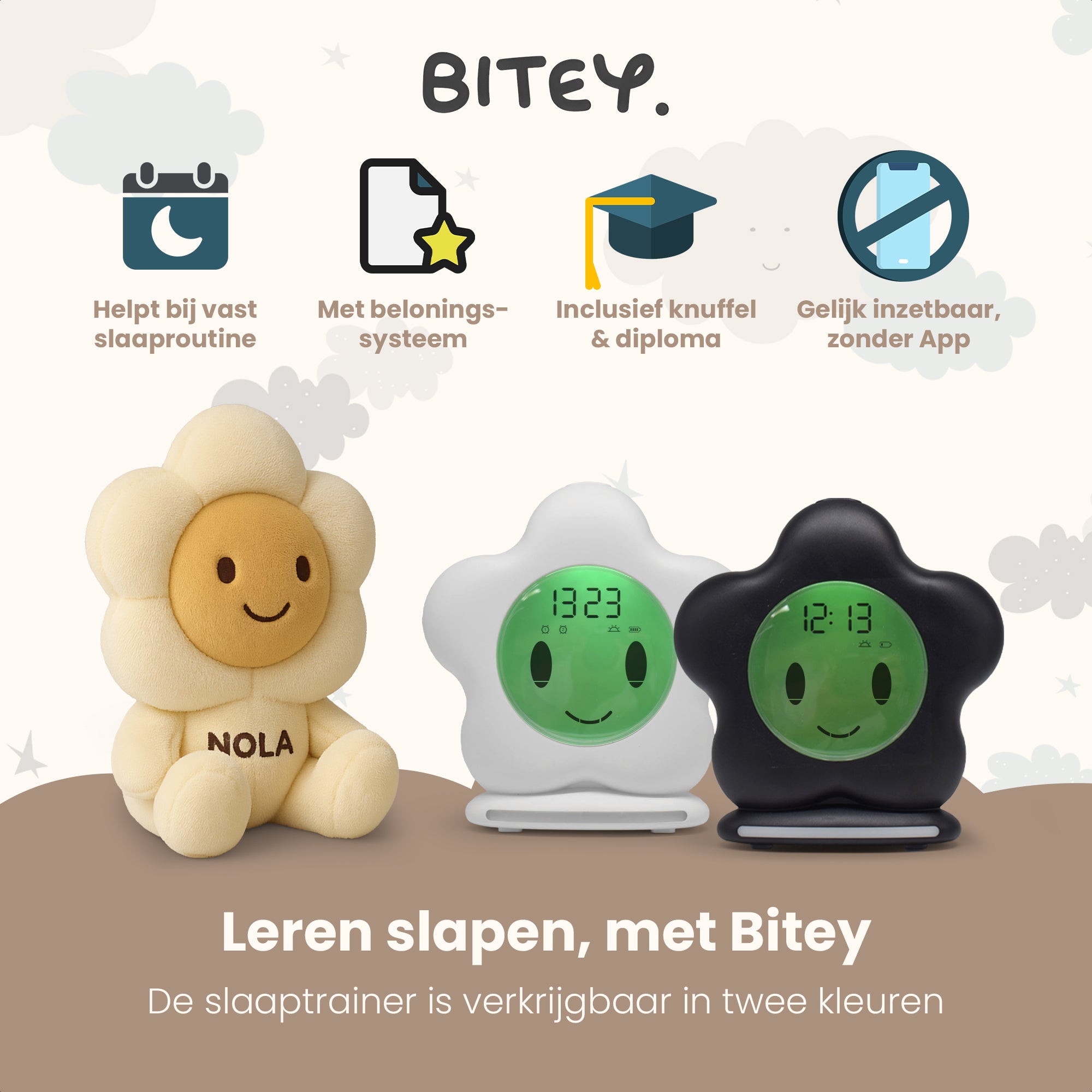 Nola’s Slaaptrainer – Compleet Pakket met Knuffel & Beloningssysteem