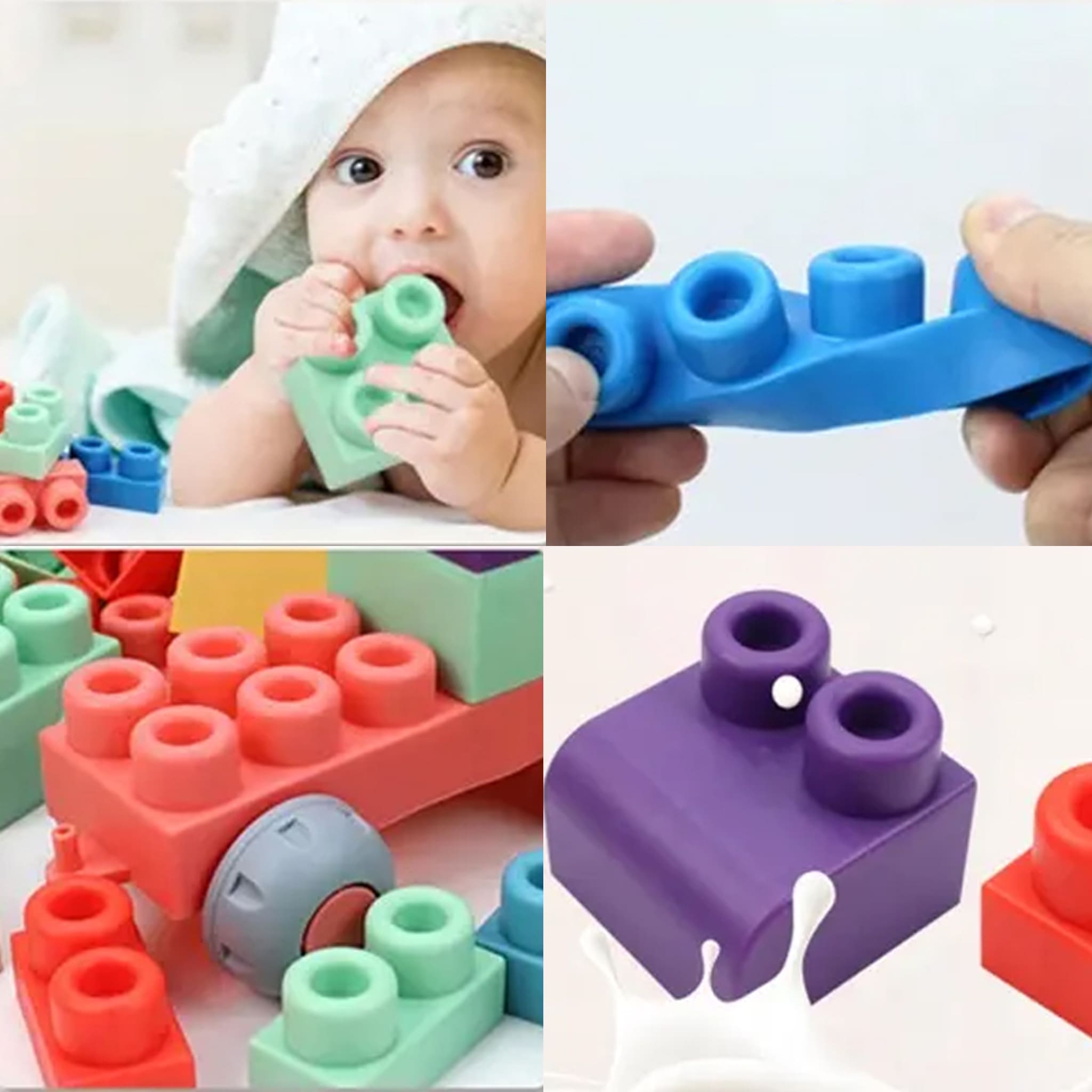 Pädagogisches Silikon-Baustein-Set (20 Bausteine)