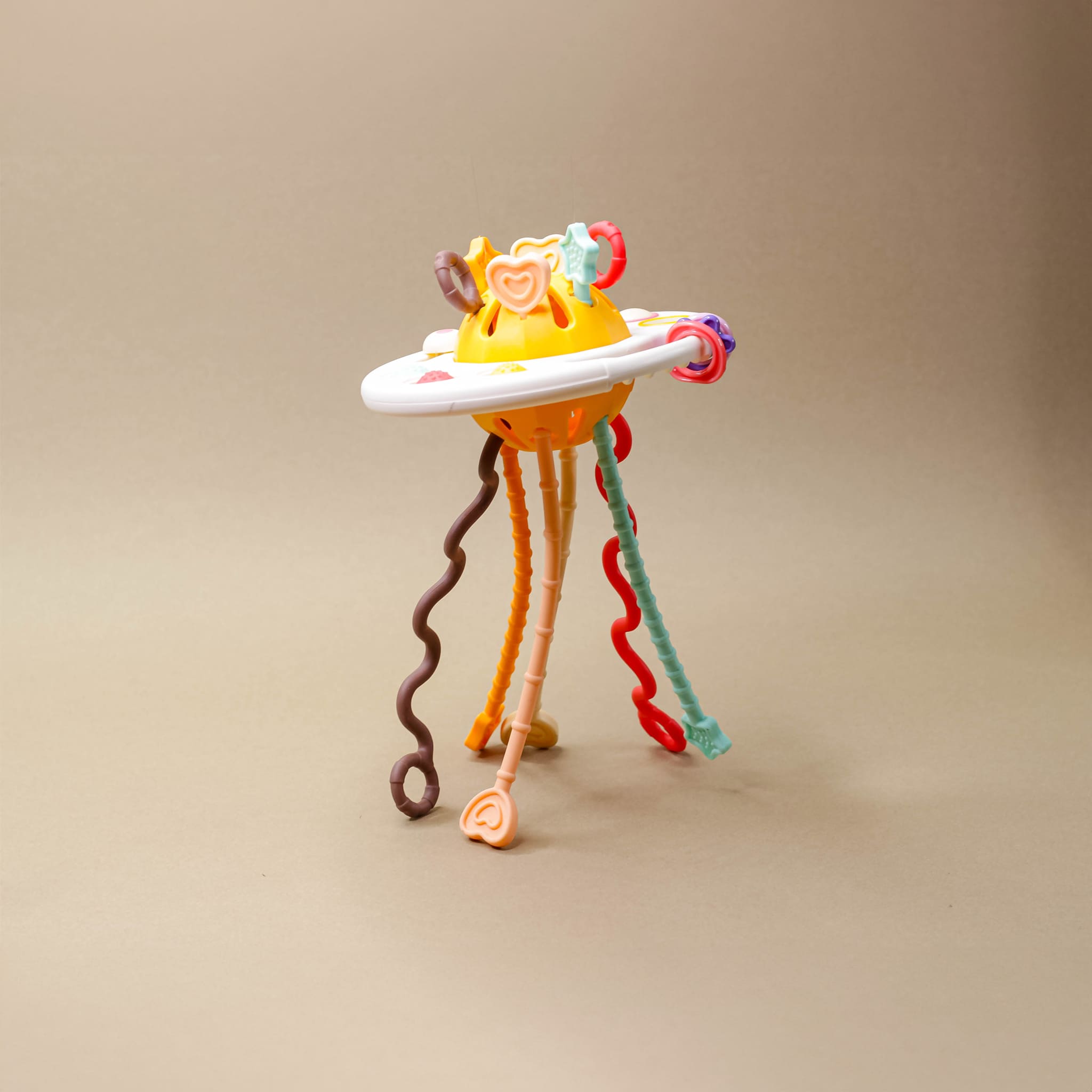 Combinatieset - Montessori Set - Ufo Speelgoed & Rammelaar Spin