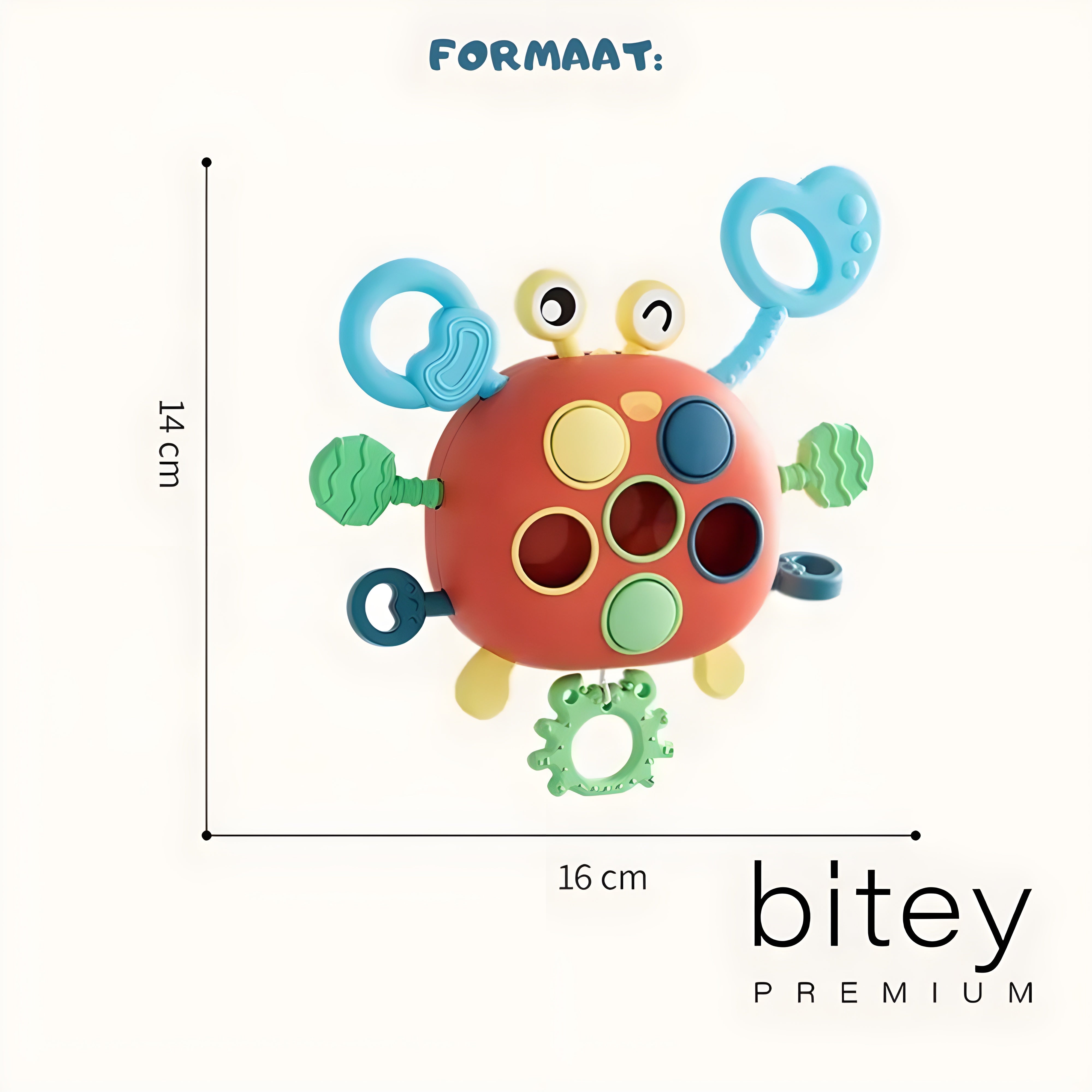 Bitey - Montessori Speelgoed - Krab
