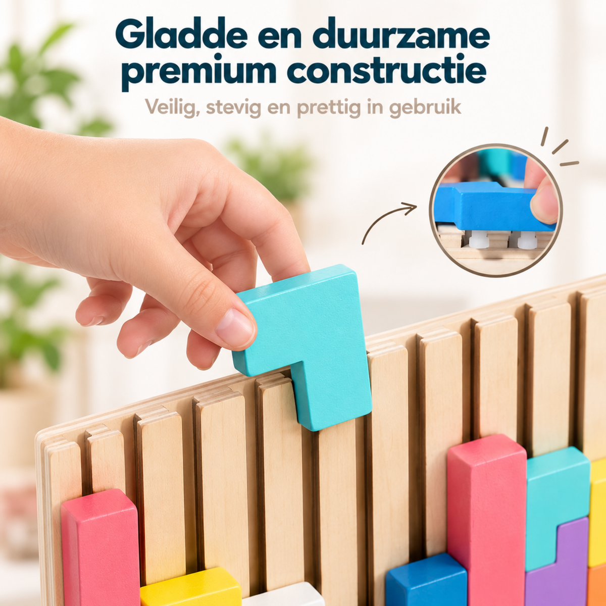 Houten Tetris Puzzel