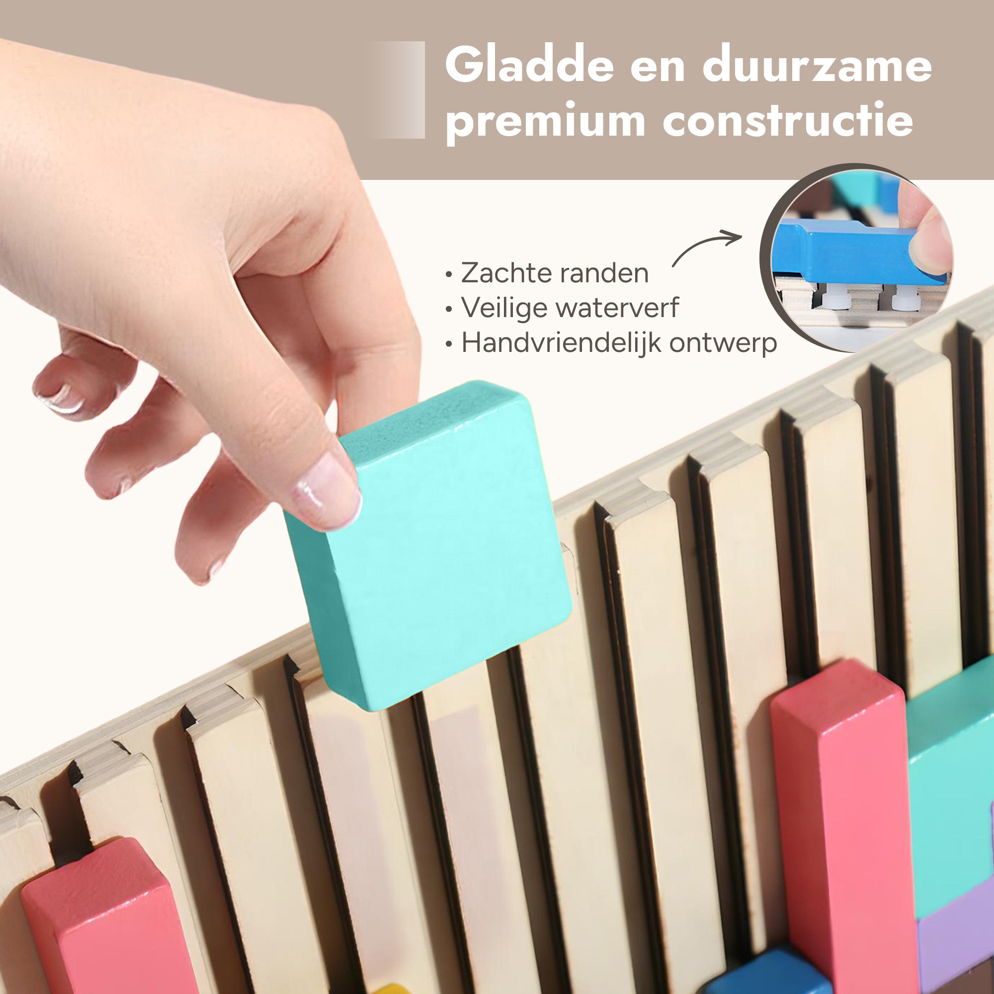 Houten Tetris Puzzel