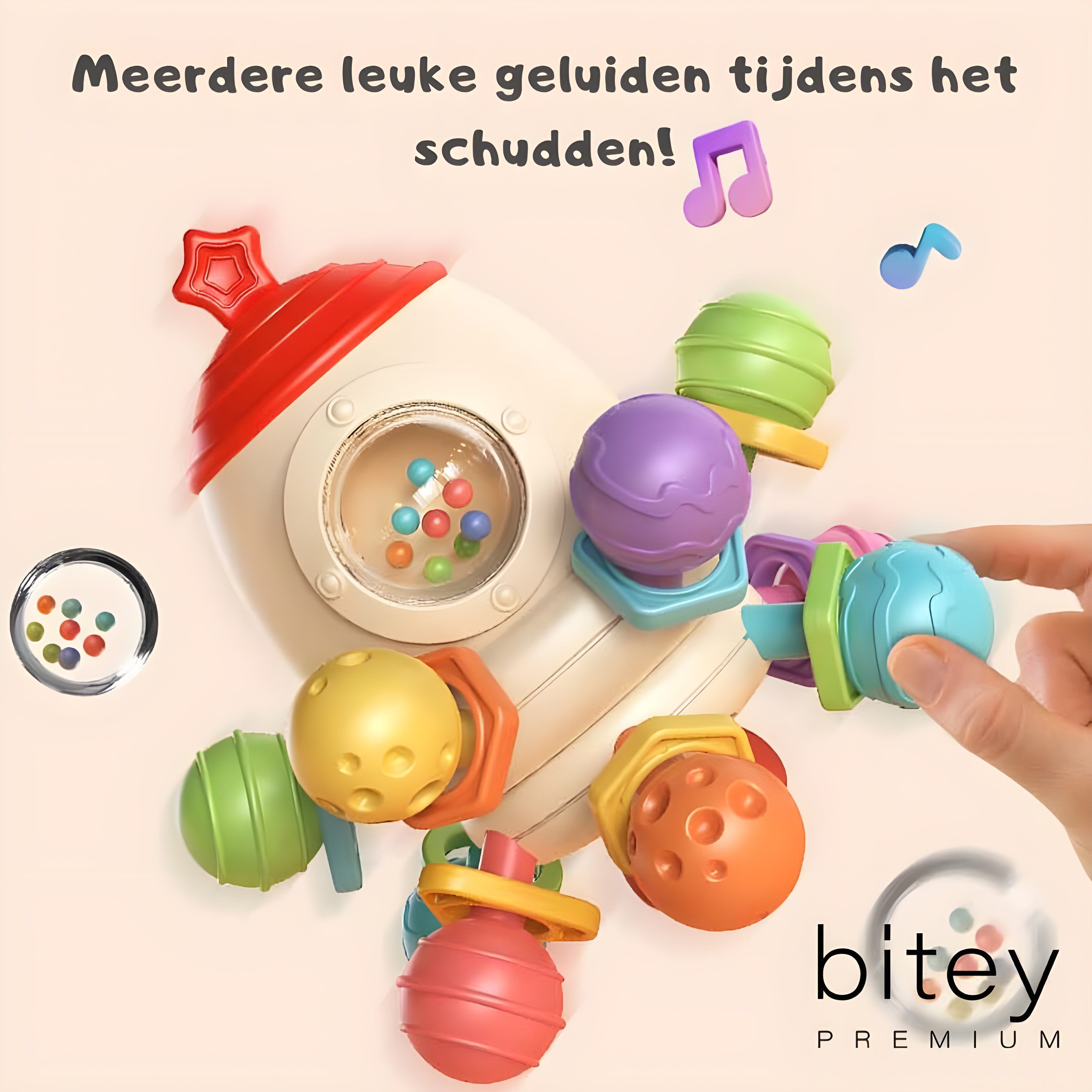 Bitey - Montessori Speelgoed - Raket