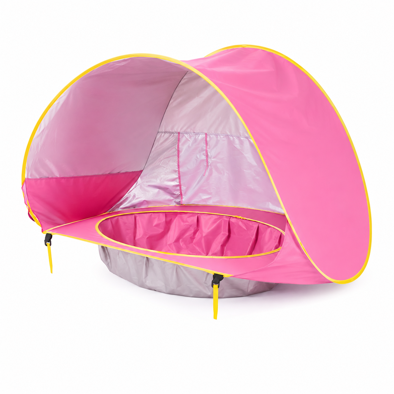 Baby Beach Tent met Splash Pool | UV50+ Zonbescherming | Pop-up Strandtent voor Baby's & Peuters