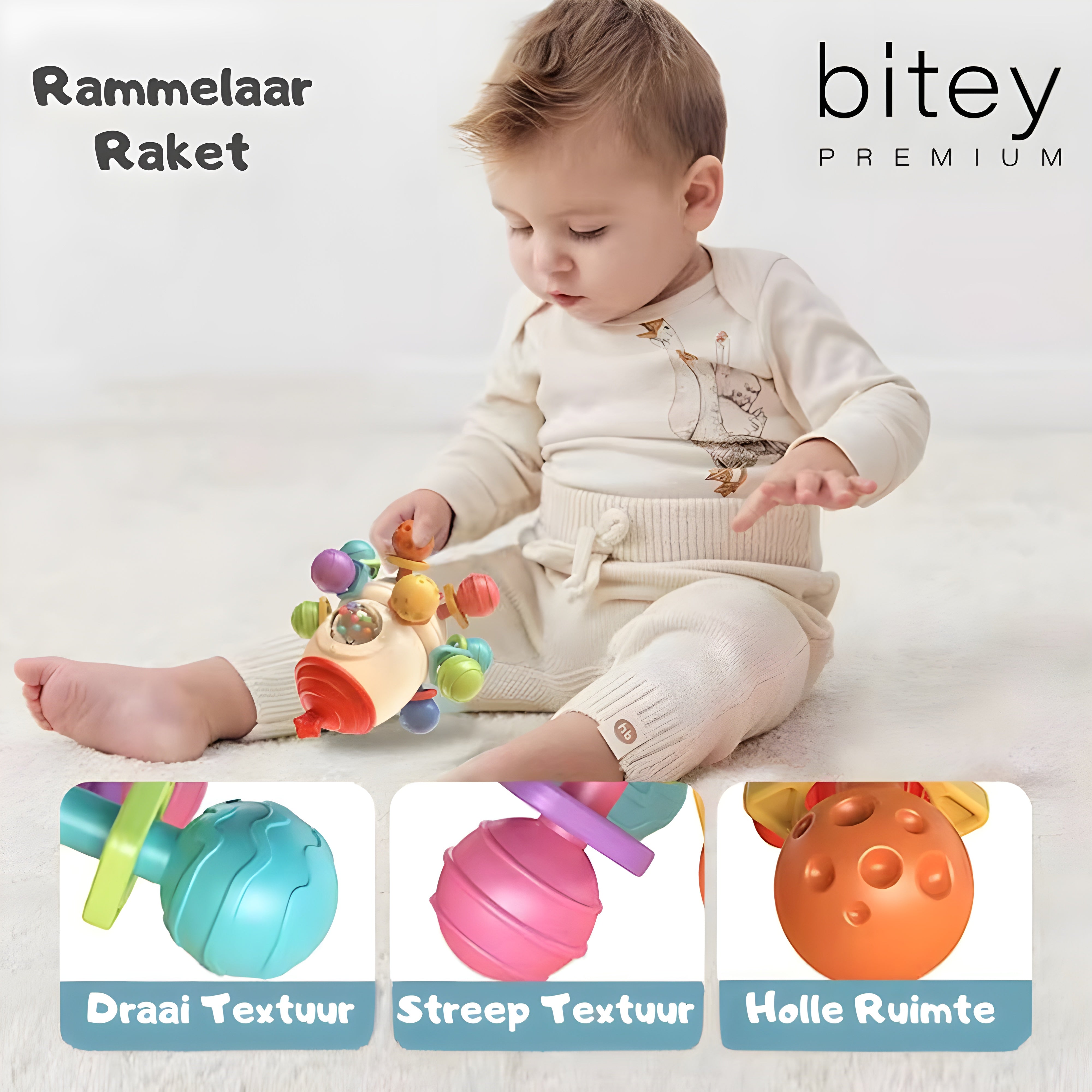 Bitey - Montessori Speelgoed - Raket