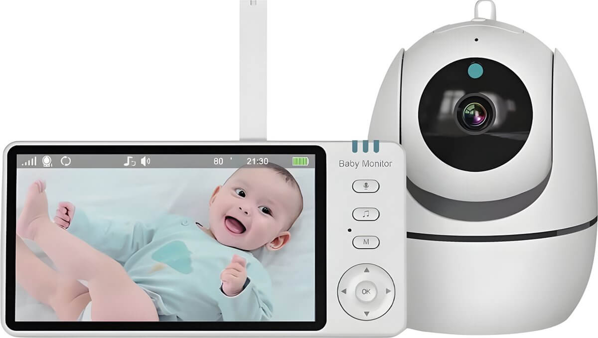 Babyfoon met Camera (5 Inch) - HD Scherm